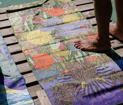 Introducing the Artist Series - The world's best adventure towel is now one-of-kind artwork.