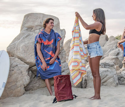Presto Chango - The new Changing Poncho: towel and changing room in one.